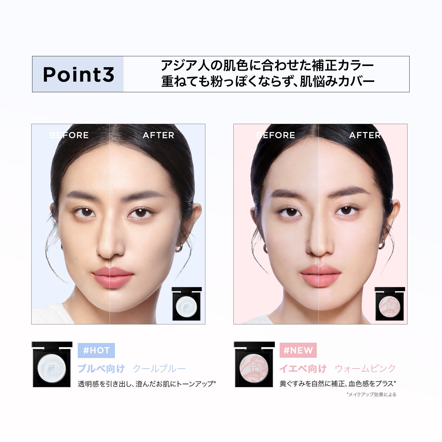 トランスルーシェント ブルーリング セッティング パウダー (ピンク)